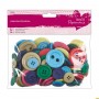 Botones Varios Tamaños Colores Vivos (250g)