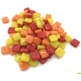 Teselas de vidrio MIX FUEGO