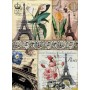 Papel de Arroz Postales Torre Eiffel