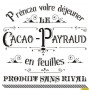 Stencil Decor Cacao Payraud 45x45cm