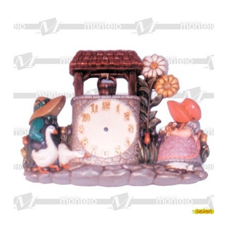Reloj Resina Pozo (Sin Decorar) 30x40 Cm