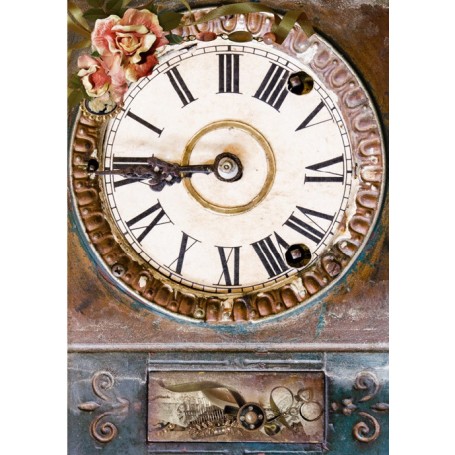 Papel de Arroz Cadence Esfera Reloj Grande 30x41 cm Ref. 548