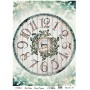 Papel de Arroz Cadence Reloj Navidad 30x41 cm.