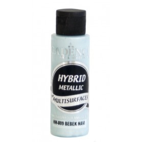 Pintura Acrílica Multisuperficie Hybrid  Metálica Cadence Azul Bebé Ref. H809