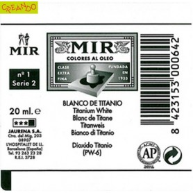 MIR  BLANCO TITANIO 20 ml