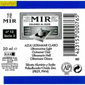 MIR  AZUL ULTRAMAR CLARO 20 ml