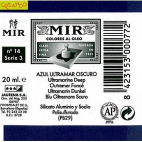 MIR  AZUL ULTRAMAR OSCURO 20 ml