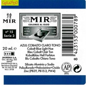 MIR  AZUL COB.CLARO TONO 20 ml