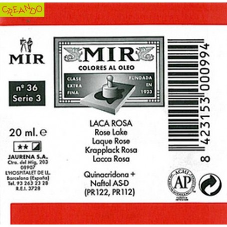 MIR  LACA ROSA 20 ml