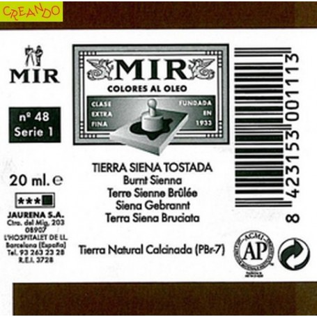 MIR  TIERRA SIENA TOSTADA 20 ml