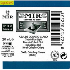 MIR  AZUL DE COBALTO CLARO 20 ml