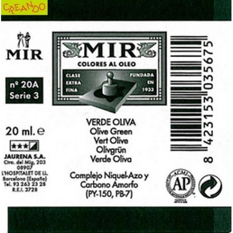 MIR  VERDE OLIVA 20 ml