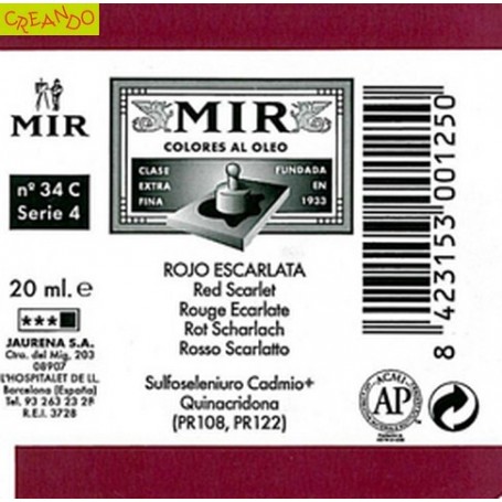 MIR  ROJO ESCARLATA 20 ml