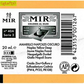 MIR  AMARILLO NAP.OSCURO 20 ml