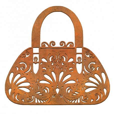 Siluetas madera Bolso 11x13 cm