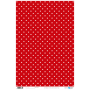 Papel Cartonaje Estrella Blanca Fondo Rojo 48x32 cm 120 gr Ref. PFY631