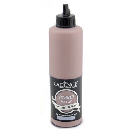 Pintura Acrílica Multisuperficie Hybrid Rosa Empolvado 500 ml Ref. H030G