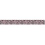 Cuero Estampado 13mm Cebras con Corazones (Tira 17cm.)