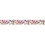 Cuero Estampado 13mm Buhos Colores (Tira 17 cm.)