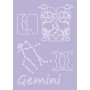 STENCIL GEMINIS  29.7X21cm