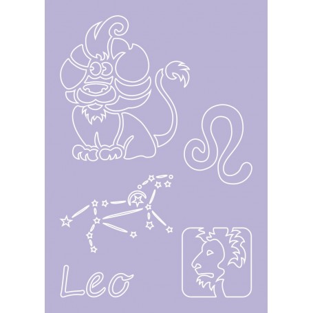 STENCIL LEO  29.7X21cm