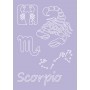 STENCIL ESCORPION  29.7X21cm
