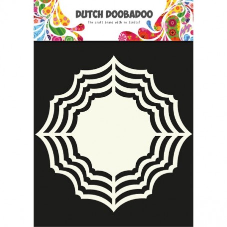 STENCIL  TAGS Poligono 15x15cm DUTCH DOOBADOO