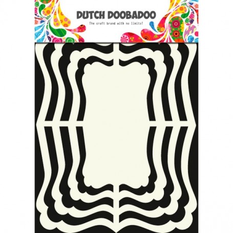 STENCIL  TAGS Rectagulo1 15x15cm DUTCH DOOBADOO