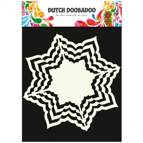 STENCIL  TAGS Estrella 15x15cm DUTCH DOOBADOO