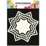 STENCIL  TAGS Estrella 15x15cm DUTCH DOOBADOO