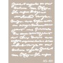 Plantilla Stencil Texto Manuscrito 21x30 cm