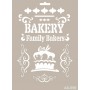 Plantilla Stencil Pastel Bakery 21x30 cm