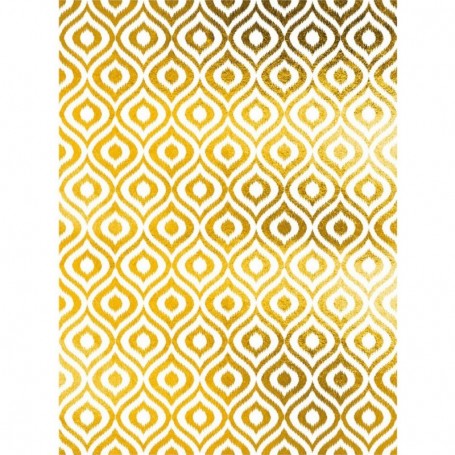 Papel de Arroz Oro Cadence Retro 30x41 cm