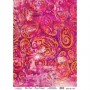 Papel de Arroz Cadence Pasley Rosa 30x41cm