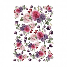 Papel de Arroz Cadence Bouquet Rosas 30x41cm