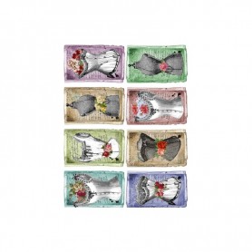 Papel de Arroz Cadence Tags Corpiños 30x41cm