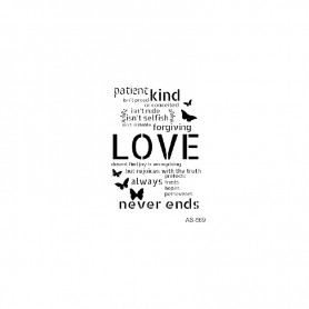 Plantilla Stencil Cadence Lover Never Ends 21x30cm