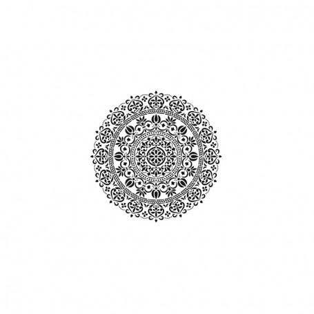 Plantilla Stencil Home Decor Midi Cadence Mandala I 25x25cm