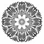 Stencil Home Decor Cadence Mandala III 45x45cm