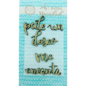 Maderitas Lettering Navidad II M&M Petit Soupirs