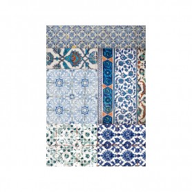 Papel de Arroz Cadence Tiles Baldosas Crema 30x41cm