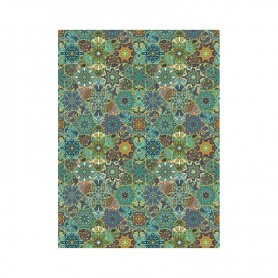 Papel de Arroz Cadence Ethic Estrellas Turquesa 30x41cm