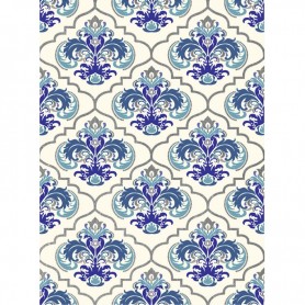 Papel de Arroz Oro Cadence Ethnic Azules 30x41 cm