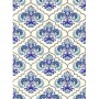 Papel de Arroz Oro Cadence Ethnic Azules 30x41 cm