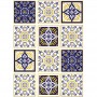 Papel de Arroz Oro Cadence Ethnic Baldosas 30x41 cm