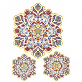 Papel de Arroz Oro Cadence Ethnic Mandala 30x41 cm