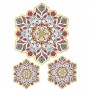 Papel de Arroz Oro Cadence Ethnic Mandala 30x41 cm