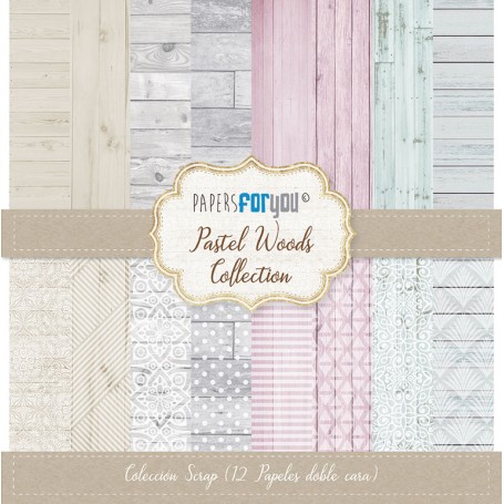 Coleccion Pastel Woods Scrapbooking 