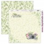 Papel scrapbooking Dayka "Life's an Adventrure" 30,5x31,5 cm