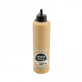 Pintura Acrílica Multisuperficie Hybrid Metálica Oro Viejo 500 ml Ref. HM801G